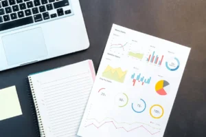 Cuadro de financiación de una empresa en graficas
